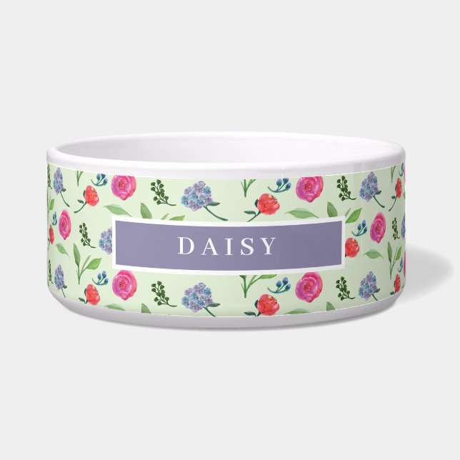 Aquarellblume Napf (Vorderseite)