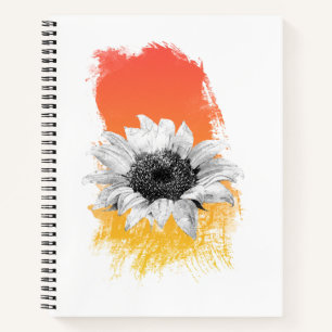 Aquarellblume Notizbuch