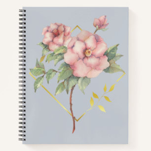 Aquarellblume Notizbuch