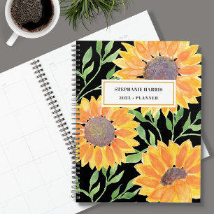 Aquarellblume Personalisiert 2023 Planer
