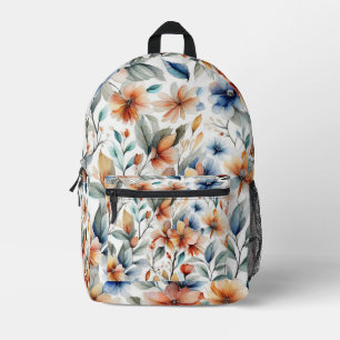 Aquarellblume Schönheit II Bedruckter Rucksack