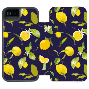 Aquarellblume und Blätter 10 Incipio Watson™ iPhone 5 Geldbörsen Hülle