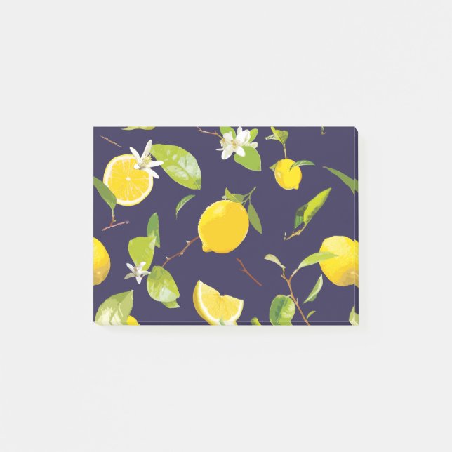 Aquarellblume und Blätter 10 Post-it Klebezettel (Vorderseite)