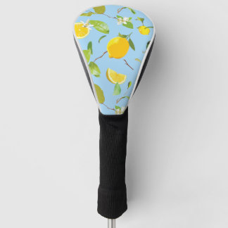 Aquarellblume und Blätter 3 Golf Headcover