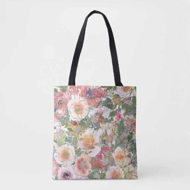Aquarellblumen  (Vorderseite)