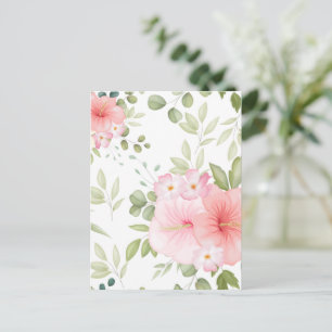Aquarellblumen 20 postkarte