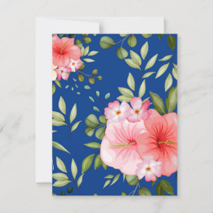 Aquarellblumen 21 mitteilungskarte