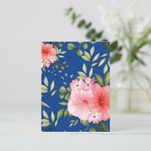 Aquarellblumen 21 postkarte