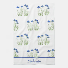 Aquarellblumen Blumenblumen Blumen Rustikale Blume Geschirrtuch