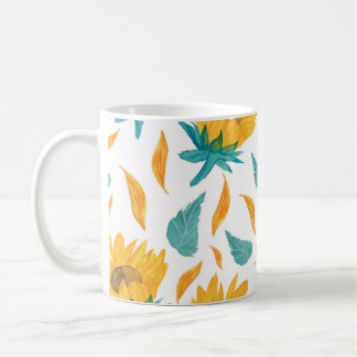 Aquarellblumen: Botanische Sommerkollektion Kaffeetasse