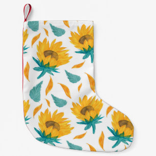 Aquarellblumen: Botanische Sommerkollektion Kleiner Weihnachtsstrumpf