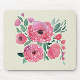 Aquarellblumen, Bouquet 2 Mousepad