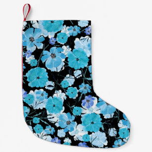 Aquarellblumen: Ein zartes Gewebe Kleiner Weihnachtsstrumpf