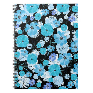 Aquarellblumen: Ein zartes Gewebe Notizblock