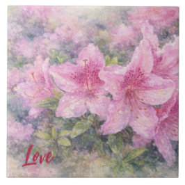 Aquarellblumen Fliese