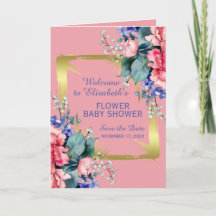 Aquarellblumen - Goldener Rahmen 10 + Ihr Text