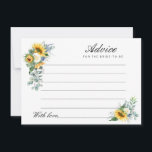 Aquarellblumen Hinweiskarte<br><div class="desc">Ein einfaches Blumendesign mit Aquarellblumen. Sie können die Farben und Textdetails ändern.</div>