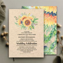 Aquarellblumen | Hochzeitsarbeit von Kraft