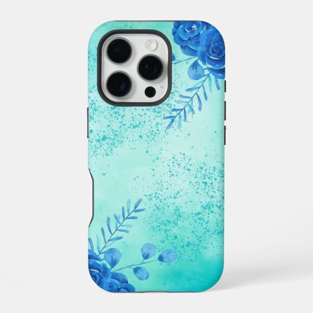 Aquarellblumen Kirsche |  iPhone Hülle (Rückseite)