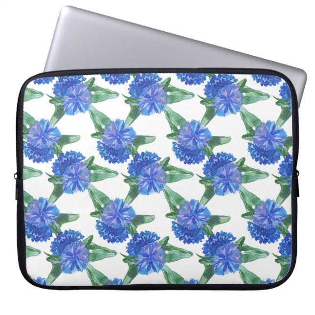 Aquarellblumen Laptopschutzhülle (Vorderseite)