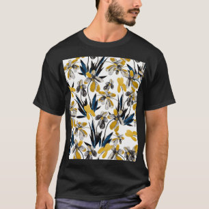Aquarellblumen: lebendiges Sommer Muster. T-Shirt