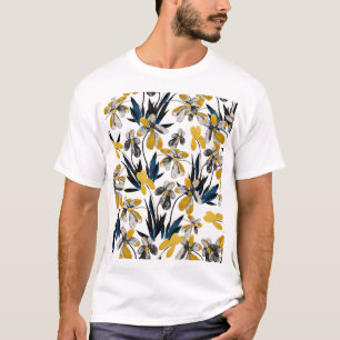 Aquarellblumen: lebendiges Sommer Muster. T-Shirt