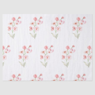 Aquarellblumen Seidenpapier