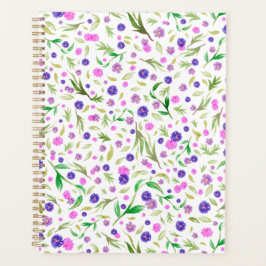 Aquarellblumenplaner - Weihnachtsgeschenk für die Planer