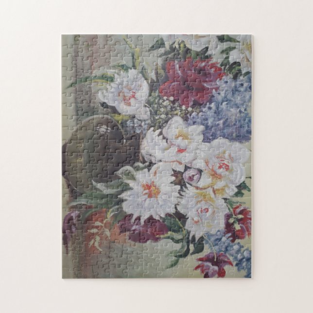 Aquarellblüte Blume Puzzle (Vertikal)