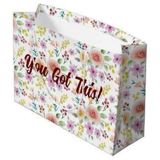 Aquarellblüte Sie das got Große Geschenktüte