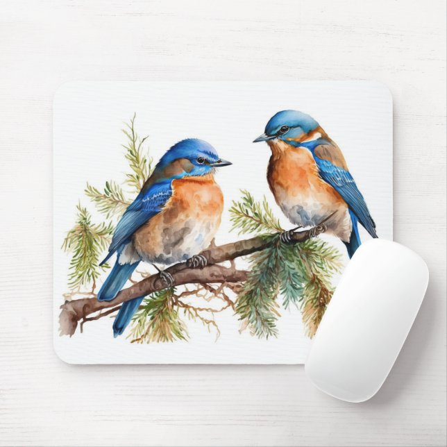 Aquarellblüten Mousepad (Mit Mouse)
