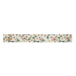 Aquarellblüten Satinband