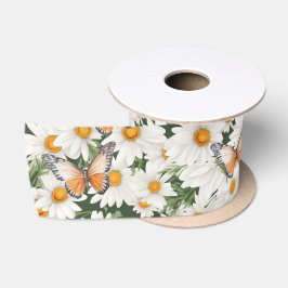 Aquarellblüten Satinband