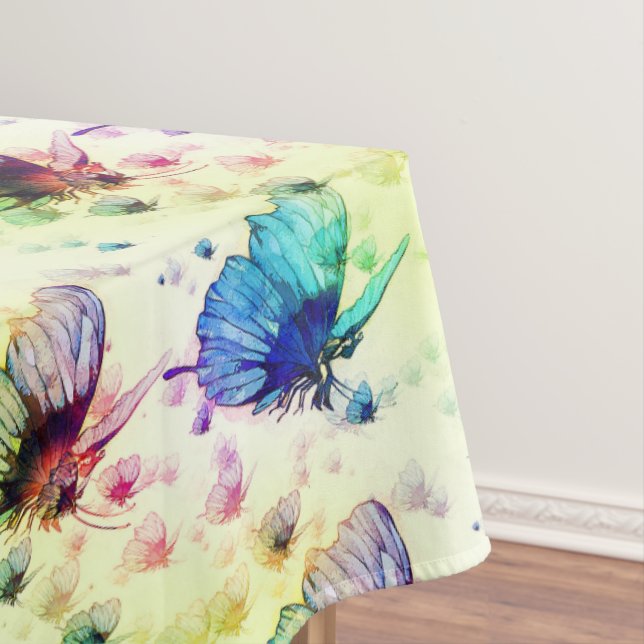 Aquarellblüten Tischdecke (Beispiel)