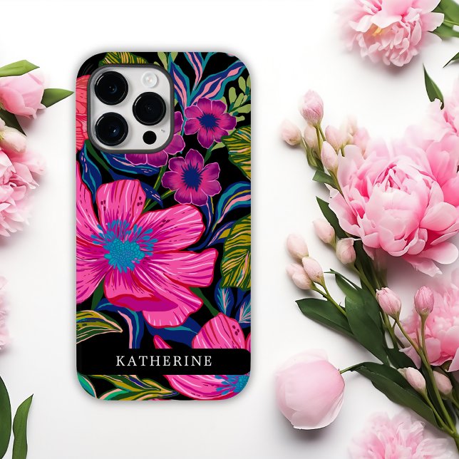 Aquarellblüten und botanisches Blau Case-Mate iPhone Hülle (Von Creator hochgeladen)