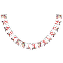 Aquarellblütenbaby in blutgefiederten Fahnen