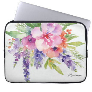 AquarellblütenBouquet Laptopschutzhülle