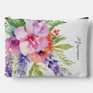 AquarellblütenBouquet Zubehörtasche