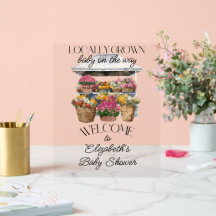 Aquarellblütendusche