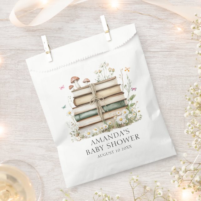 Aquarellblütendusche Geschenktütchen (Ausgeschnitten)