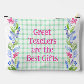Aquarellblütenlehrer sind die besten Geschenke für Zubehörtasche