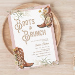 Aquarellblütenstiefel und Brunch-Brautparty Einladung<br><div class="desc">Das Country Watercolor Floral Boots & Brunch Bridal Shower Invitation präsentiert Eleganz und Eleganz. Diese exquisite Einladung erweckt das Wesen einer blühenden Landschaft mit seinem zarten, floralen Aquarell-Design, das den unberührten weißen Hintergrund anmutet. Mit viel Liebe zum Detail gestaltet, ist diese Einladung perfekt für ein Brautparty, das Charme und Anmut...</div>