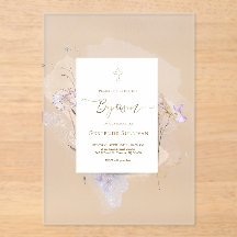 Aquarellblütentaufe