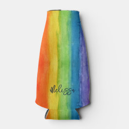 Aquarellbogen Personalisiert Modern Flaschenkühler