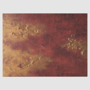 Aquarellbordeaux und Imitat Seidenpapier