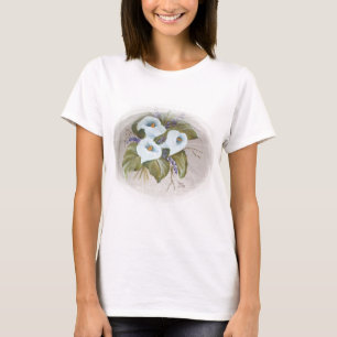 Aquarellbouquet aus weißen Callas T-Shirt