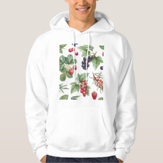 Aquarellbrände - Illustration Nahtloses Muster Hoodie