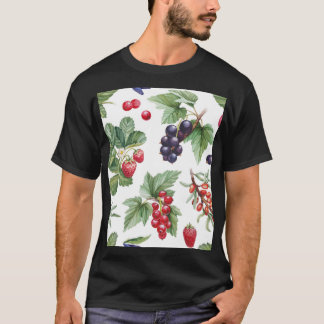 Aquarellbrände - Illustration Nahtloses Muster T-Shirt