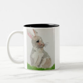 Aquarellbraun Bunny Tasse