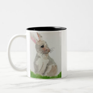 Aquarellbraun Bunny Tasse